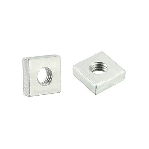 Algopix Similar Product 5 - uxcell Square Nuts M6x12mmx4mm White