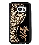 Algopix Similar Product 7 - Leopard Skin Personalized Black Rubber