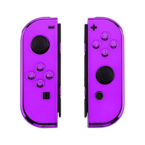 Algopix Similar Product 4 - eXtremeRate Chrome Purple Joycon