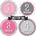 Algopix Similar Product 15 - Baby Girl Monthly Stickers  Milestone