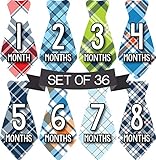 Algopix Similar Product 10 - Milestone Stickers Boy  Monthly Baby