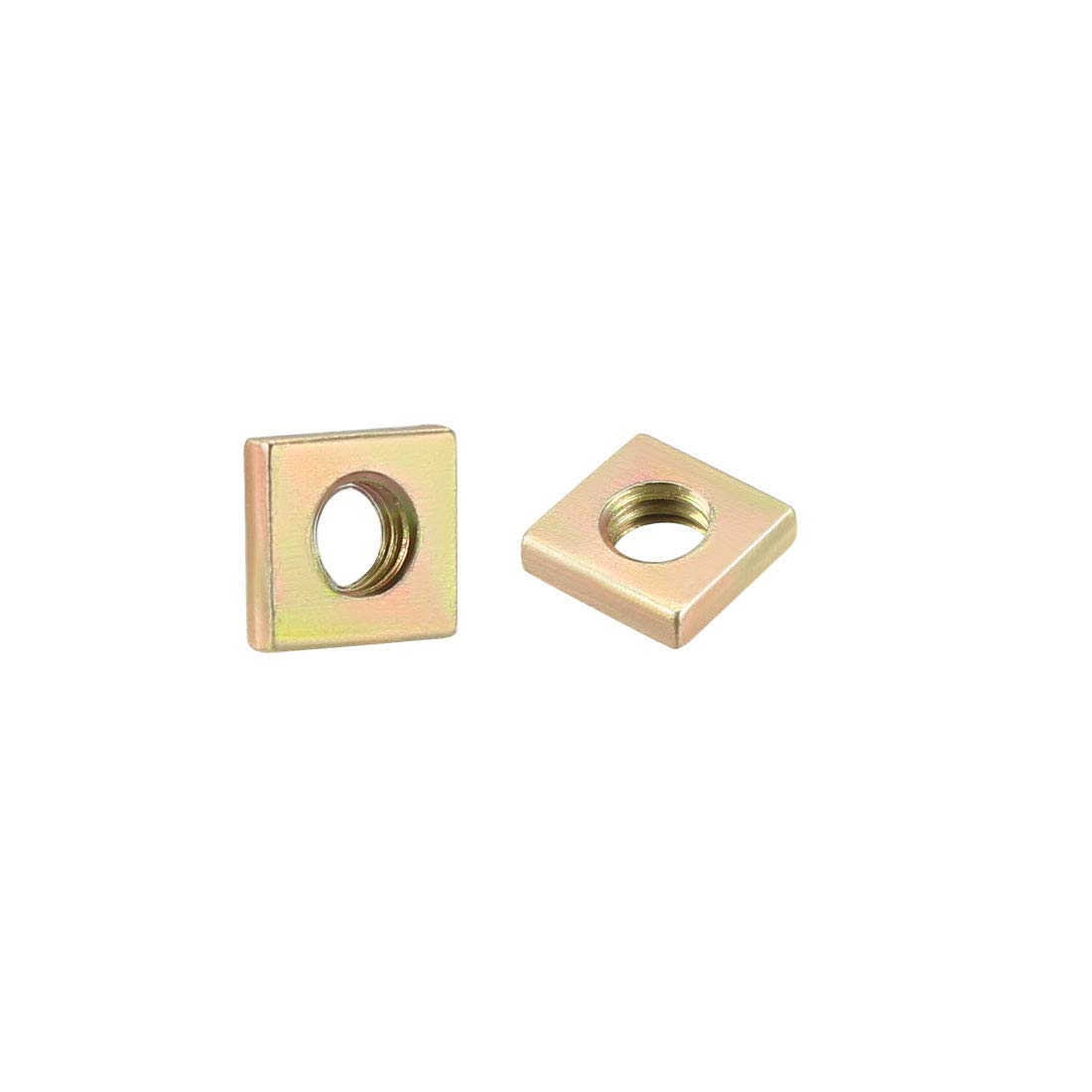 Algopix Similar Product 9 - uxcell Square Nuts M4x7mmx2mm Yellow