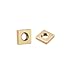 Algopix Similar Product 18 - uxcell Square Nuts M4x7mmx2mm Yellow