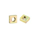 Algopix Similar Product 12 - uxcell Square Nuts M5x8mmx3mm Yellow