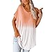 Algopix Similar Product 8 - Womens Summer Tops Short Sleeve Dye
