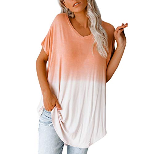 Algopix Similar Product 12 - Womens Summer Tops Short Sleeve Dye