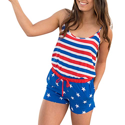 Algopix Similar Product 10 - DaoAGJuly 4th Women American Flag