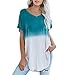 Algopix Similar Product 2 - Womens Summer Tops Short Sleeve Dye