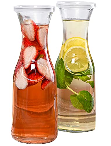 Algopix Similar Product 9 - Estilo Glass Carafe 1 Liter With Lid