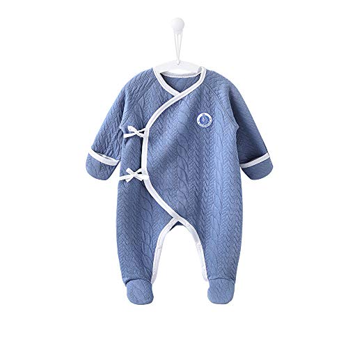 Algopix Similar Product 8 - COBROO 100 Cotton Newborn Footie