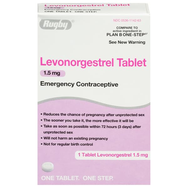 Algopix Similar Product 17 - Rugby Levonorgestrel 15 mg Tablet