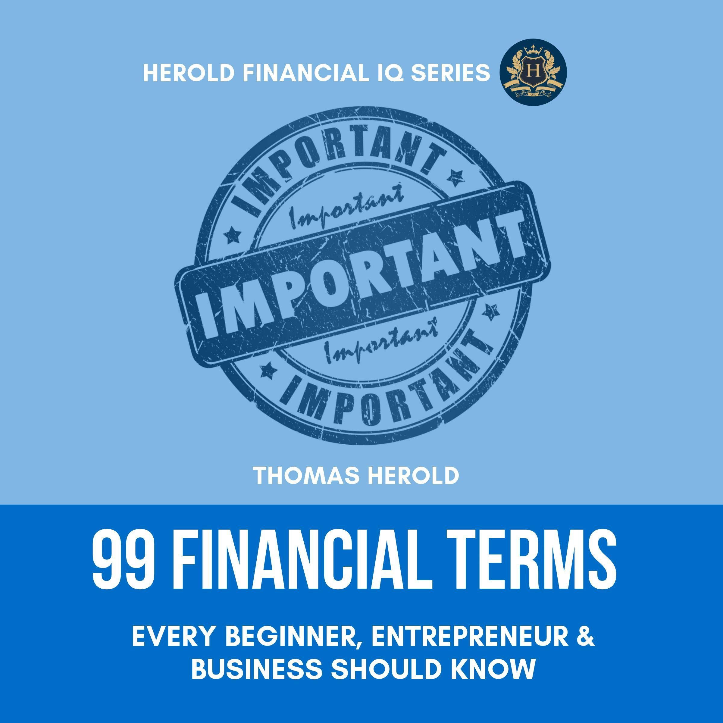 Algopix Similar Product 7 - 99 Financial Terms Every Beginner