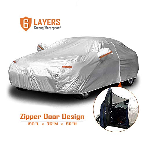 Algopix Similar Product 12 - CARBABA Car Cover Universal Full Car
