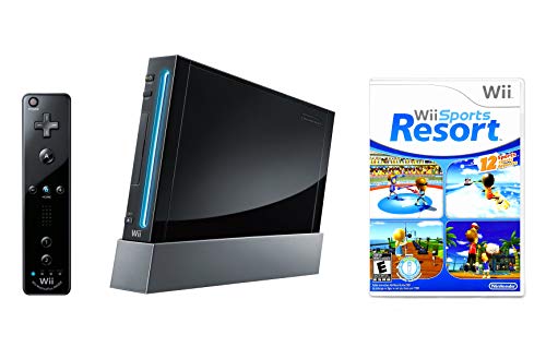 Algopix Similar Product 11 - Nintendo Wii Console Black with Wii