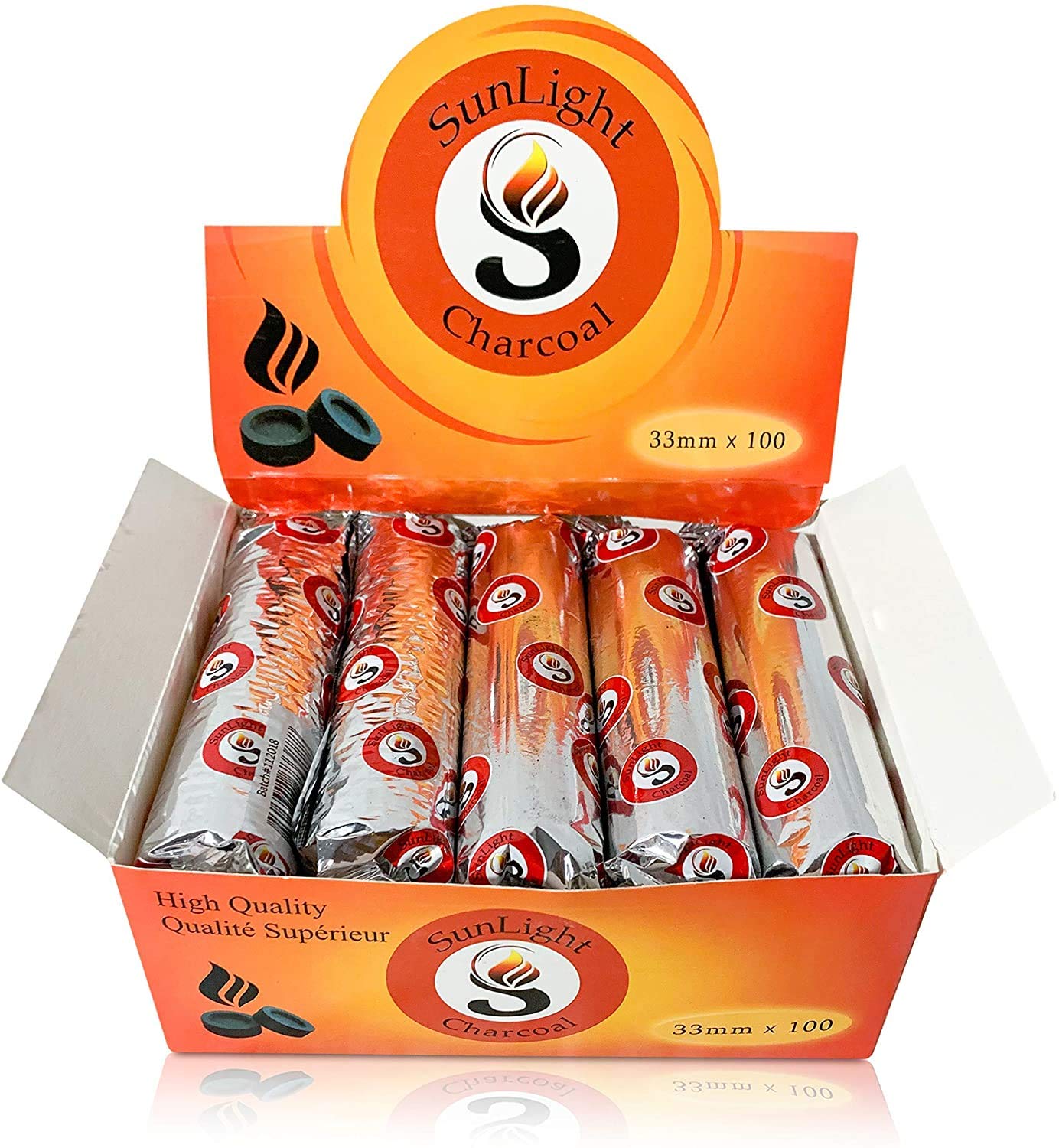 Algopix Similar Product 7 - Sunlight Charcoal Tablets for Incense