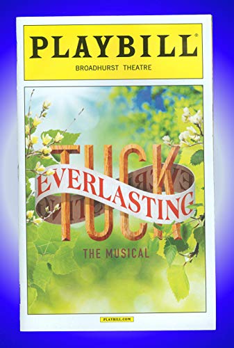 Algopix Similar Product 15 - Tuck Everlasting Broadway Playbill 