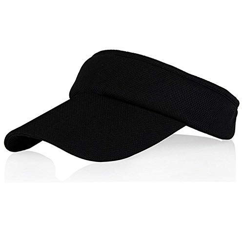 Algopix Similar Product 6 - Black Sun Visor for Girls and Women