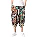 Algopix Similar Product 10 - Mens Casual Baggy Cotton Linen Pocket