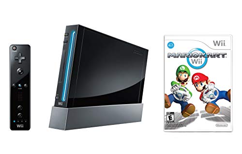 Algopix Similar Product 13 - Wii Console with Mario Kart Wii Bundle