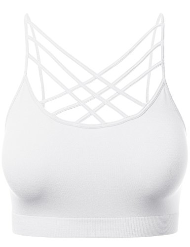 Algopix Similar Product 18 - Women Sports Bra Criss Cross Strappy