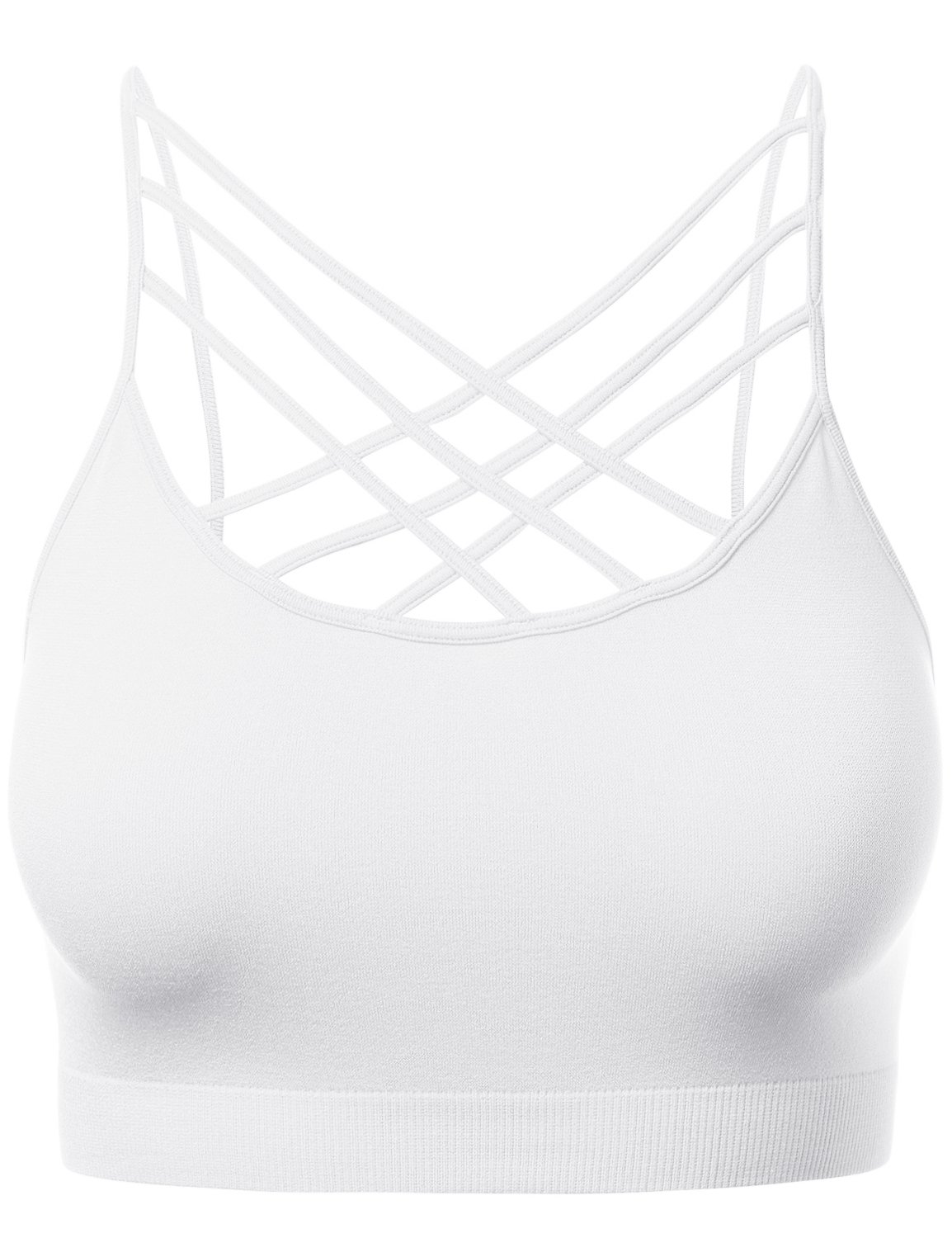 Algopix Similar Product 1 - Women Sports Bra Criss Cross Strappy