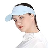 Algopix Similar Product 3 - Blue Sun Visor for Girls and Women