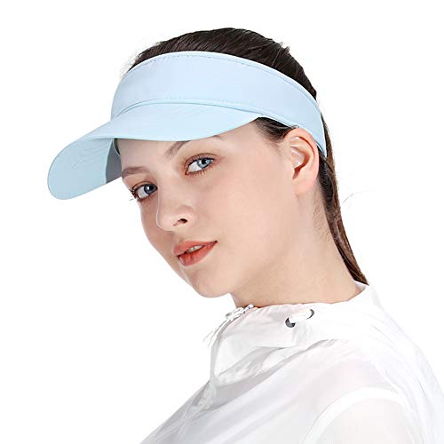 Algopix Similar Product 13 - Blue Sun Visor for Girls and Women