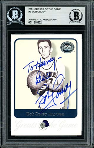 Algopix Similar Product 7 - Bob Cousy Autographed 2001 Fleer Greats