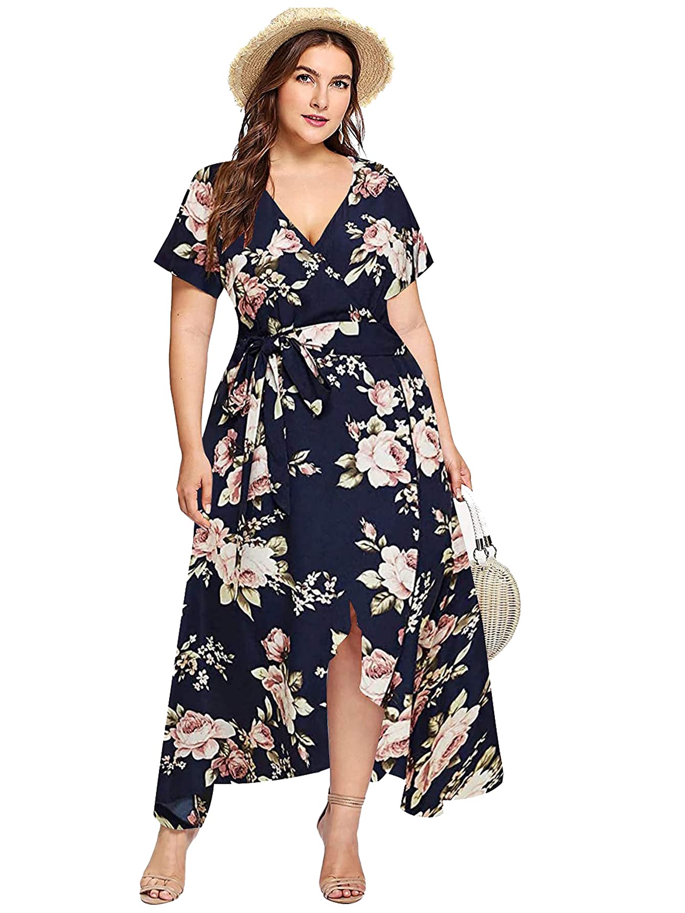 Algopix Similar Product 3 - Milumia Plus Size Women Empire Waist