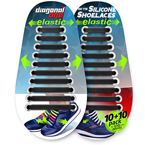 Algopix Similar Product 3 - DIAGONAL ONE No Tie Shoelaces for Kids