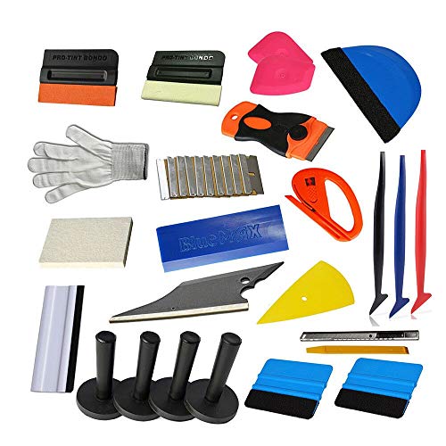 Algopix Similar Product 11 - Car Wrap Vinyl Application Tools Kit