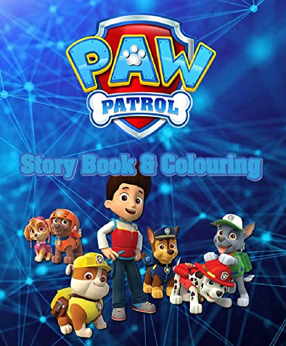 Algopix Similar Product 19 - Paw Patrol Story Book  Colouring 2 in