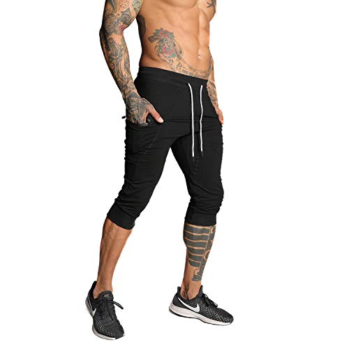 Algopix Similar Product 11 - SAMZUEO Mens Casual Shorts 34 Jogger