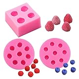 Algopix Similar Product 16 - 3PcsSet 3D Mini Strawberry Raspberry