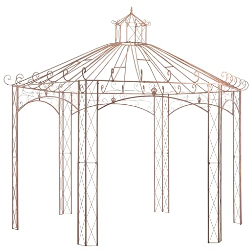 Algopix Similar Product 12 - vidaXL Garden Pavilion Antique Brown