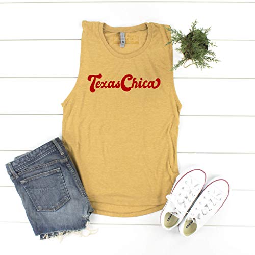Algopix Similar Product 18 - Texas Chica Texas Muscle Shirt Tank