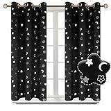 Algopix Similar Product 20 - BGment Moon and Stars Blackout Curtains