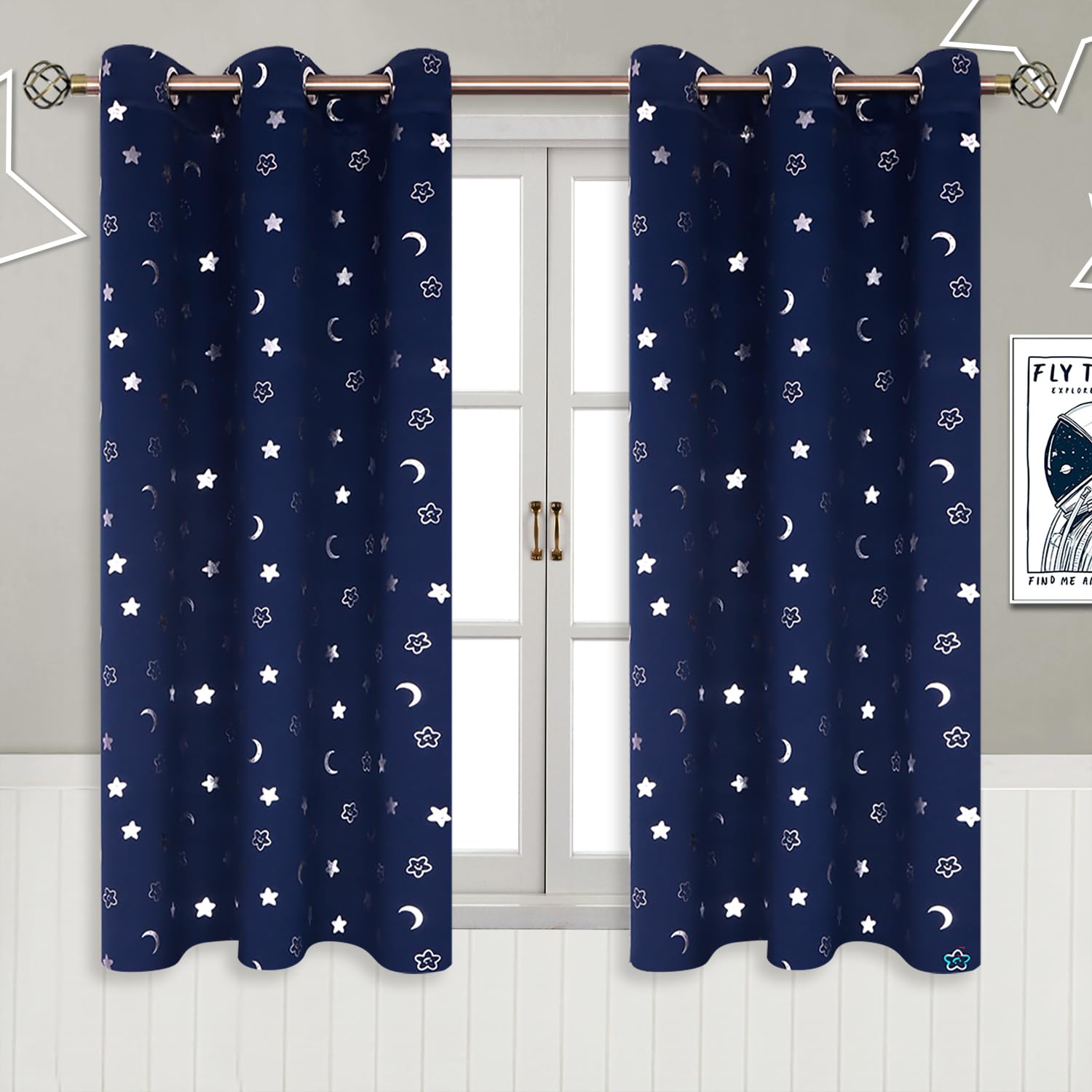 Algopix Similar Product 17 - BGment Kids Curtains for Nursery Room