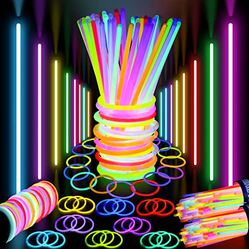 Algopix Similar Product 2 - 400 Glow Sticks Bulk Glow in The Dark