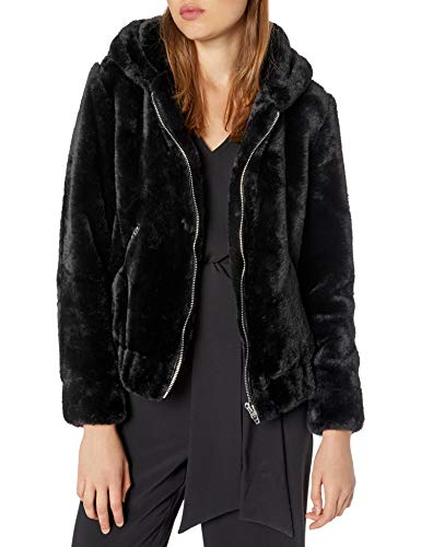 Algopix Similar Product 10 - BLANKNYC Womens FAUX FUR HOODED