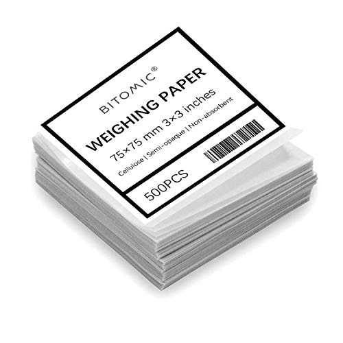Algopix Similar Product 6 - Bitomic 3x3 Cellulose Weighing Paper