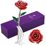 Algopix Similar Product 14 - LUOHE Gold Dipped Real Rose
