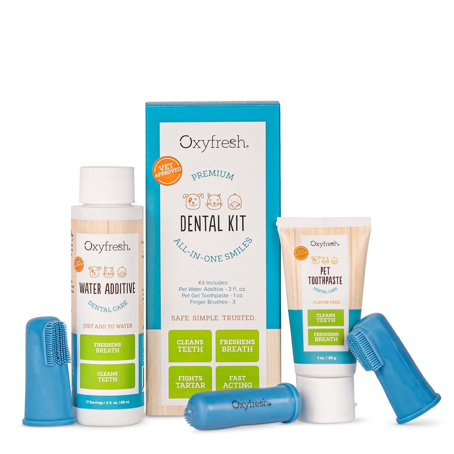 Algopix Similar Product 19 - Oxyfresh Premium Pet Dental Kit for