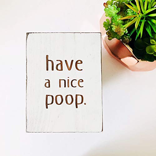 Algopix Similar Product 1 - Etch  Ember Funny Bathroom Signs 