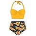 Algopix Similar Product 16 - Women Hight Wiast Bikinis Sets Halter