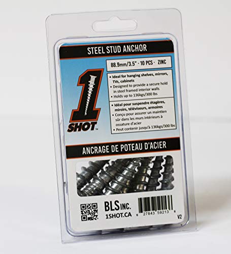 Algopix Similar Product 20 - 1 Shot Steel Stud Anchor 10 Pack