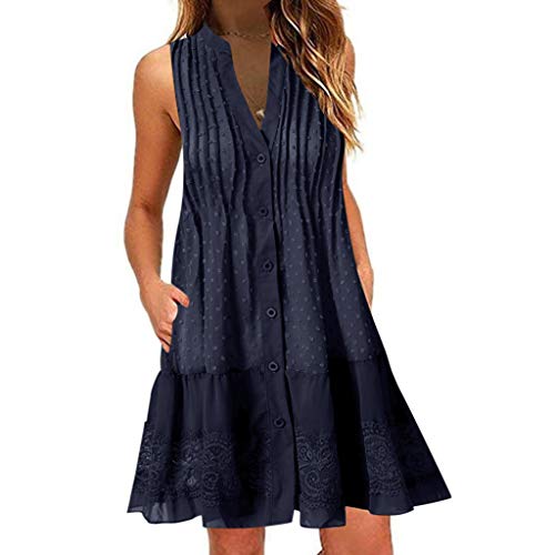 Algopix Similar Product 5 - Women Sleeveless Mini Dress Fashion