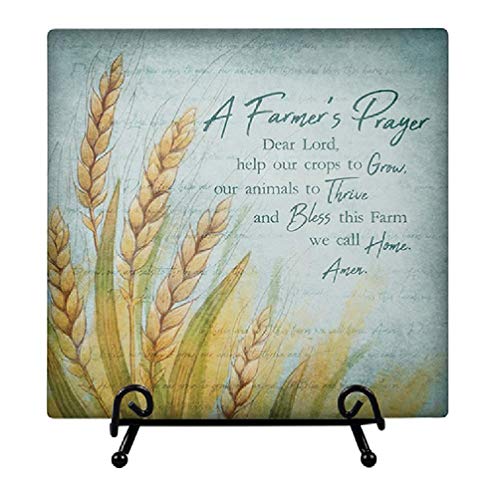 Algopix Similar Product 9 - Carson Ceramic Farmer Easel Plaque