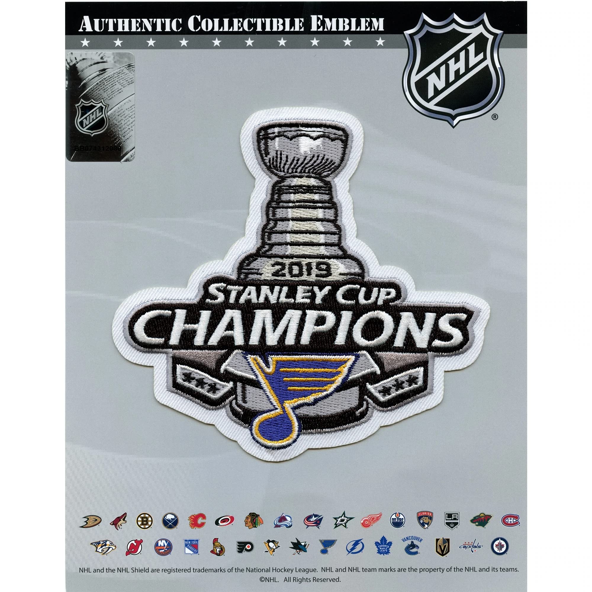 Algopix Similar Product 3 - National Emblem 2019 NHL Stanley Cup