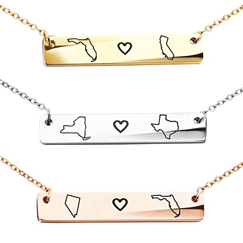 Algopix Similar Product 4 - Personalized Necklace Best Friend Gifts